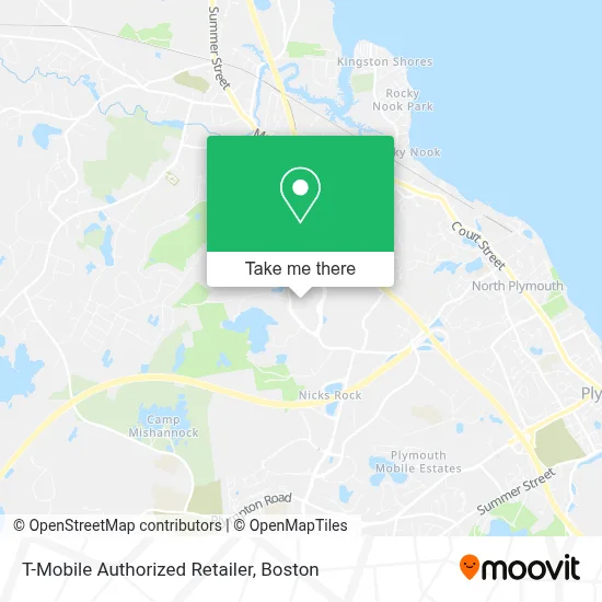 T-Mobile Authorized Retailer map
