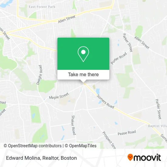 Edward Molina, Realtor map