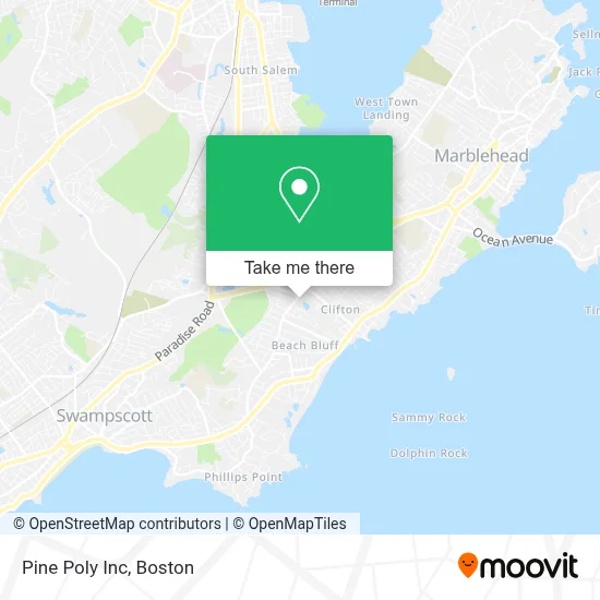 Pine Poly Inc map