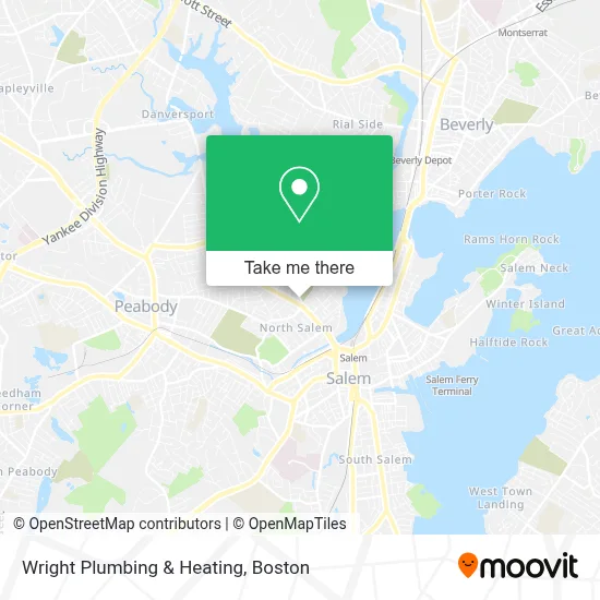 Wright Plumbing & Heating map