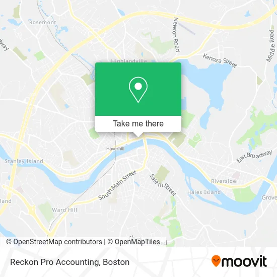 Reckon Pro Accounting map