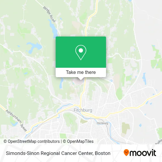 Simonds-Sinon Regional Cancer Center map