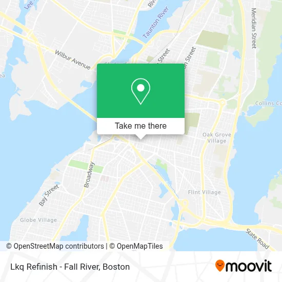 Lkq Refinish - Fall River map