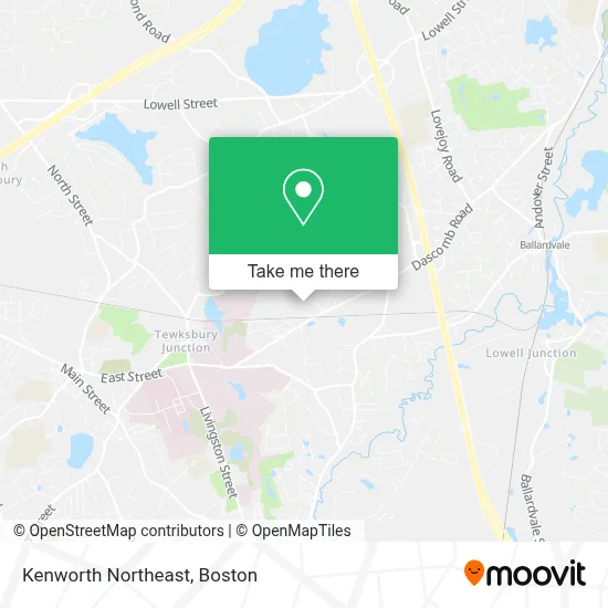 Kenworth Northeast map