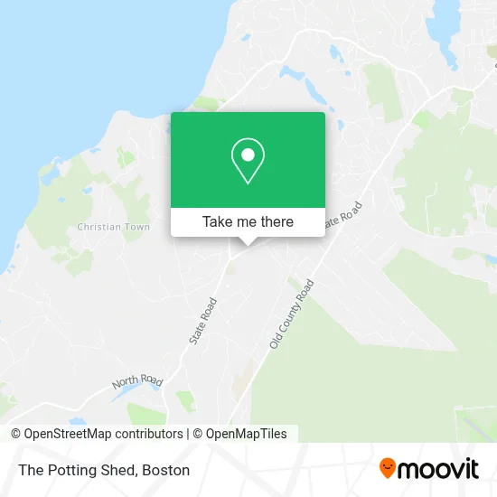 The Potting Shed map