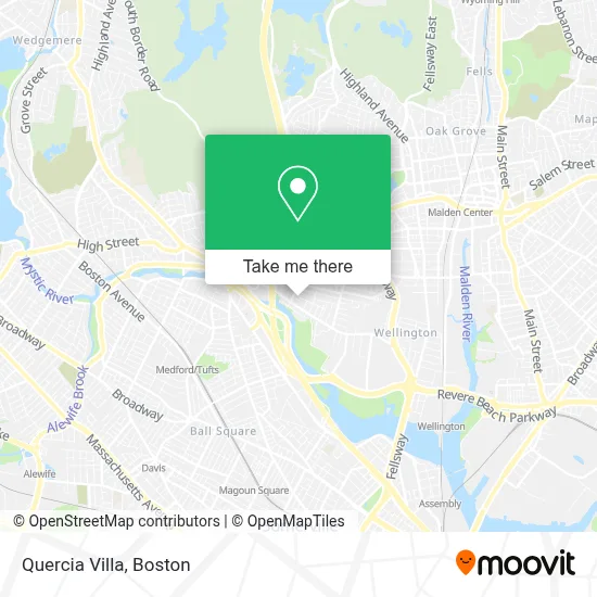 Villa Quercia map