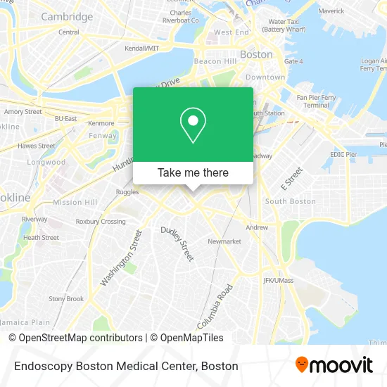 Endoscopy Boston Medical Center map