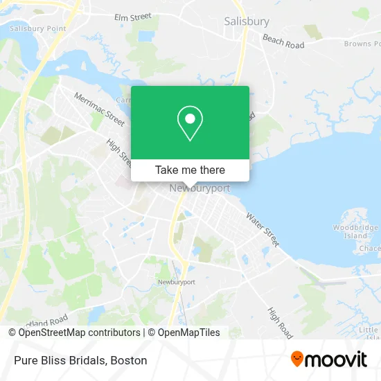 Pure Bliss Bridals map