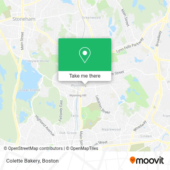 Colette Bakery map