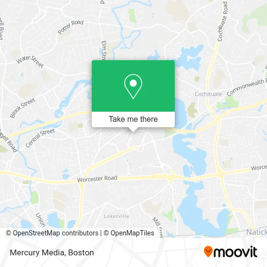 Mercury Media map