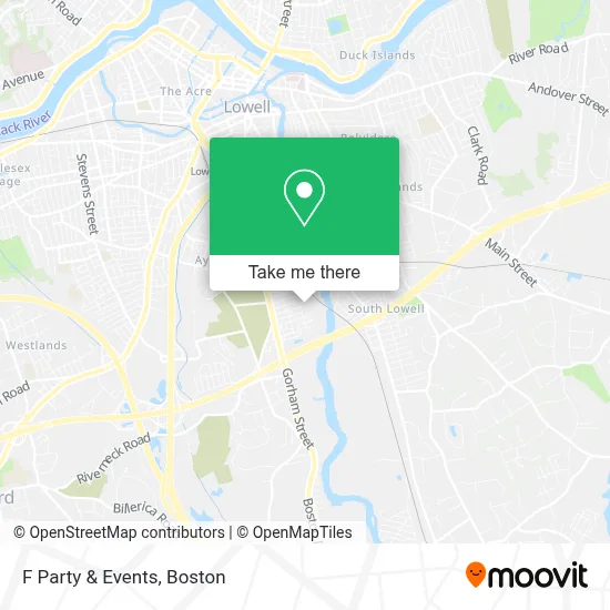 F Party & Events map