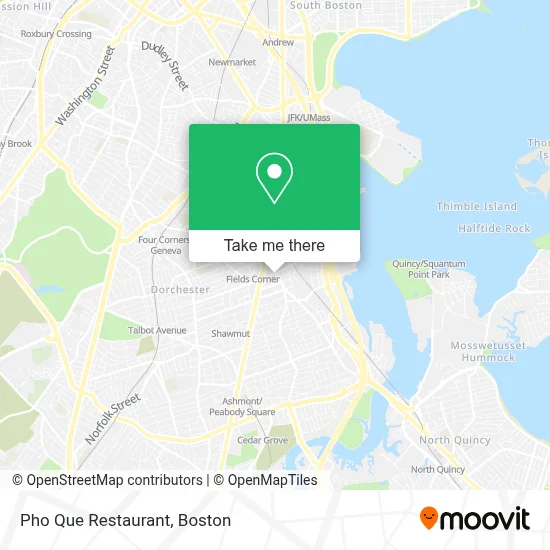 Pho Que Restaurant map