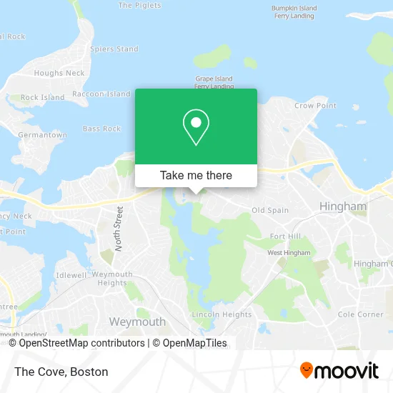 The Cove map