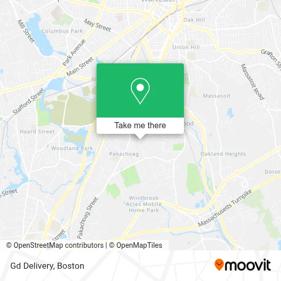 Gd Delivery map