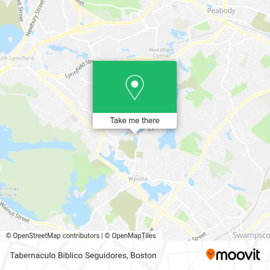 Tabernaculo Biblico Seguidores map