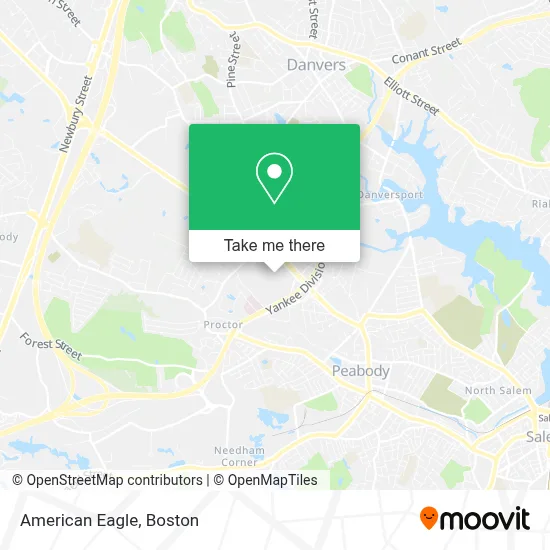 American Eagle map