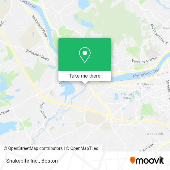Snakebite Inc. map