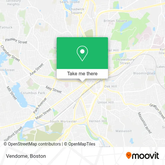 Vendome map