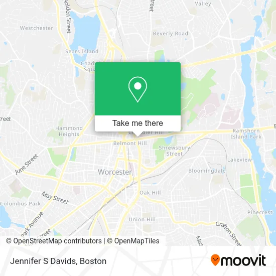 Jennifer S Davids map