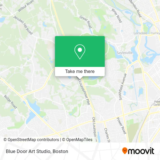Blue Door Art Studio map