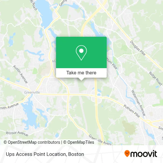 Ups Access Point Location map