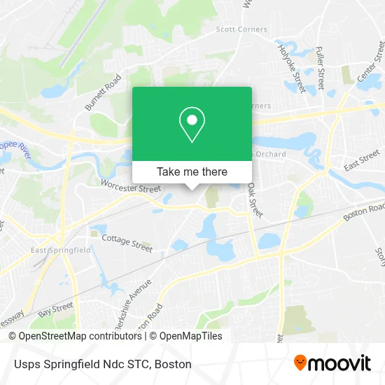 Usps Springfield Ndc STC map