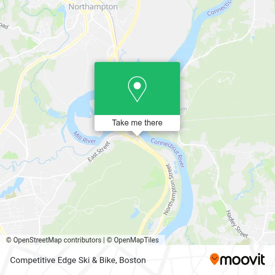 Competitive Edge Ski & Bike map