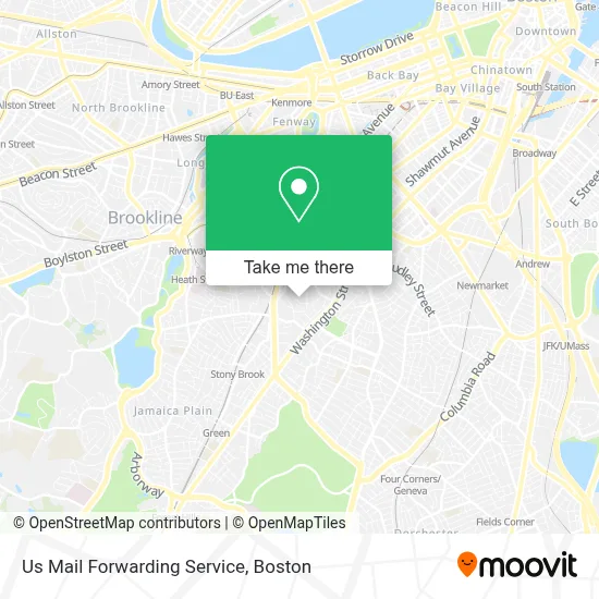 Us Mail Forwarding Service map
