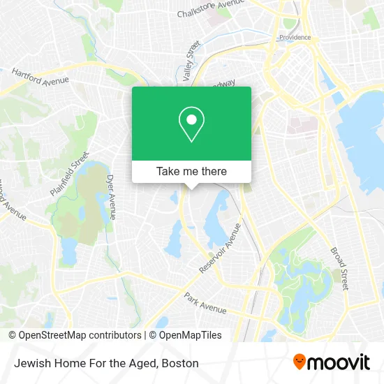 Jewish Home For the Aged map