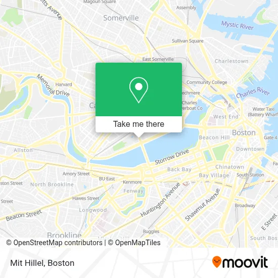 Mit Hillel map