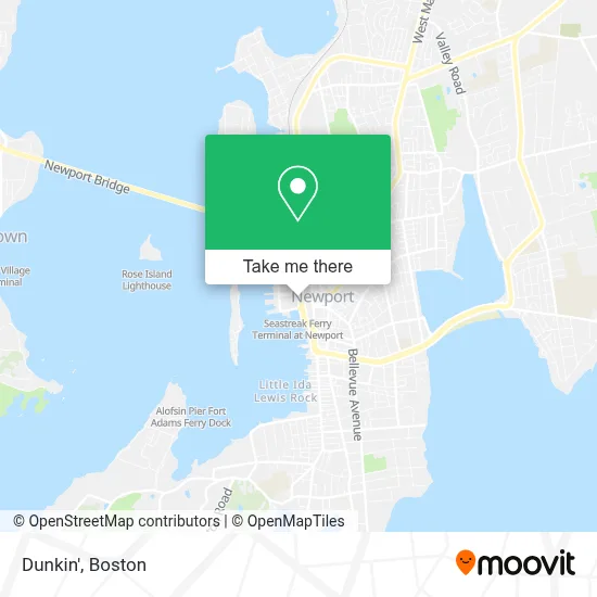 Dunkin' map