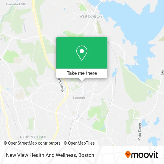 New View Health And Wellness map