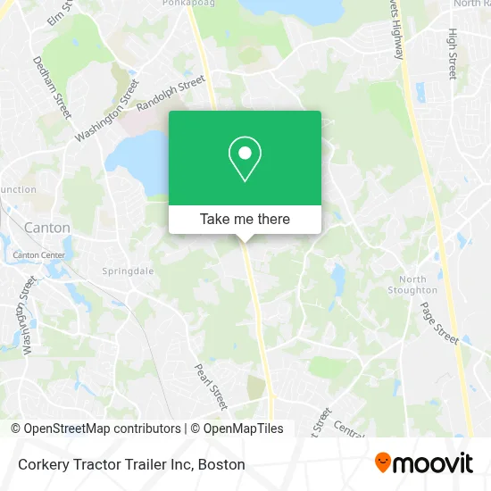 Corkery Tractor Trailer Inc map