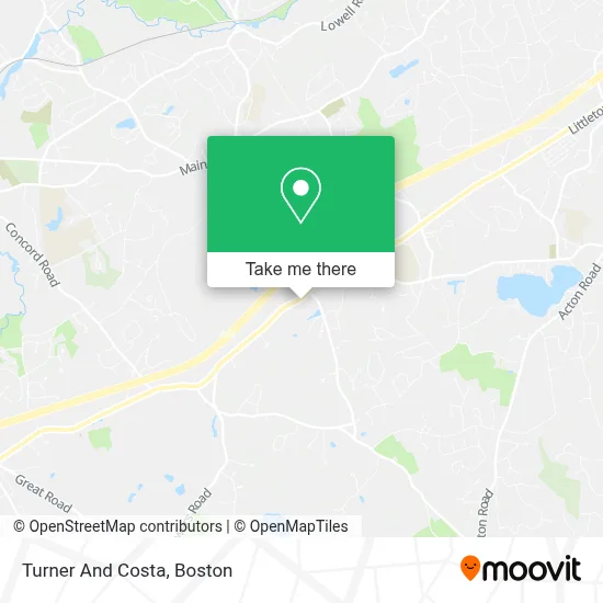 Turner And Costa map