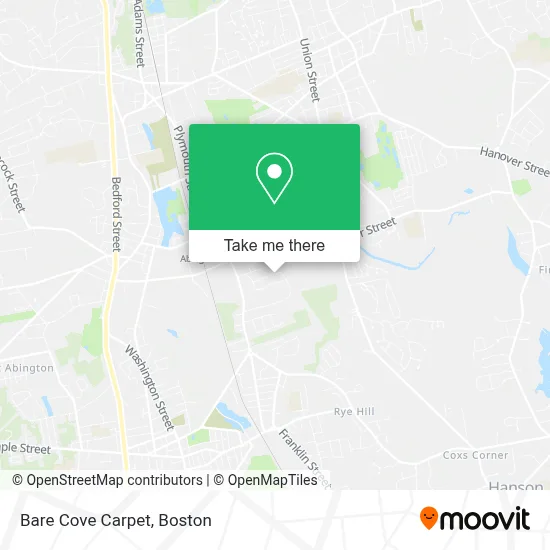 Bare Cove Carpet map
