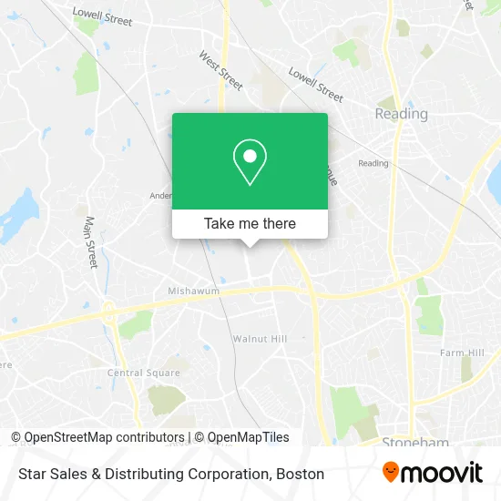 Star Sales & Distributing Corporation map