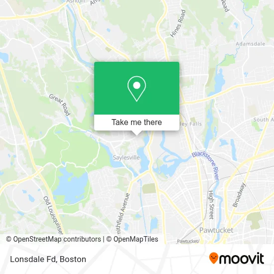Lonsdale Fd map