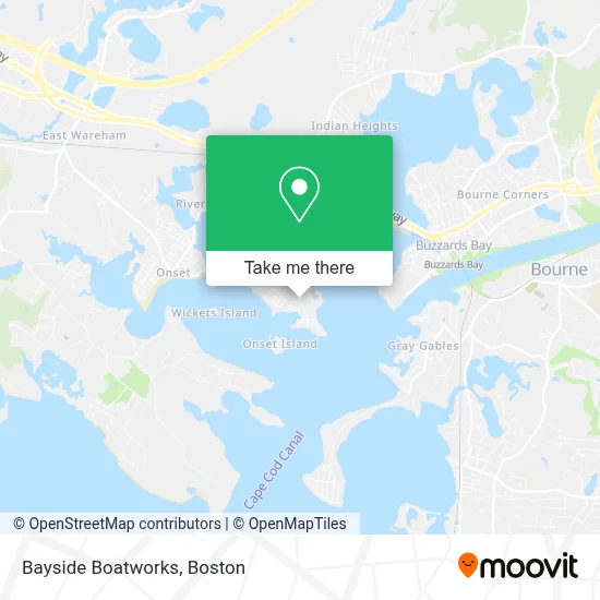 Bayside Boatworks map