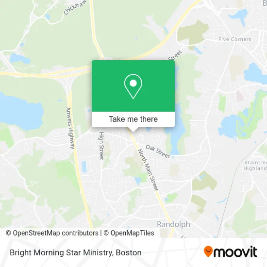 Bright Morning Star Ministry map