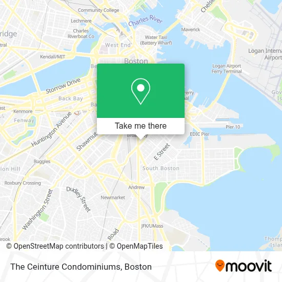 The Ceinture Condominiums map