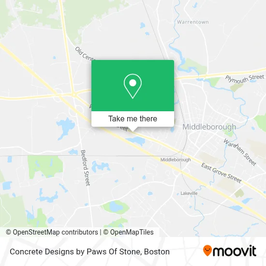 Concrete Designs by Paws Of Stone map