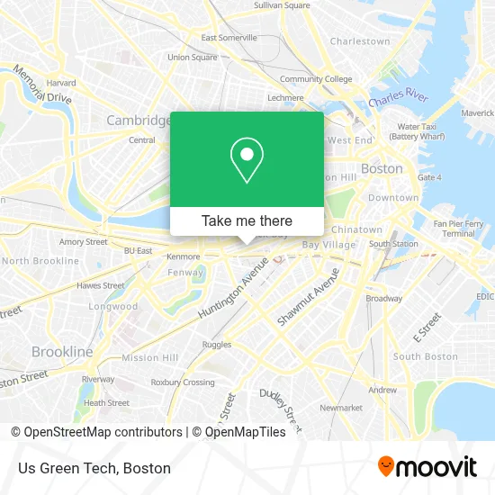 Us Green Tech map