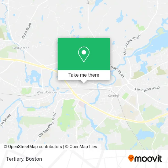 Tertiary map