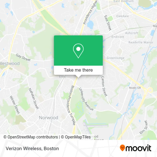 Verizon Wireless map