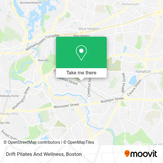 Drift Pilates And Wellness map