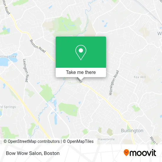 Bow Wow Salon map