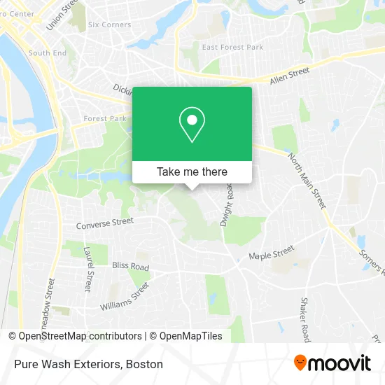 Pure Wash Exteriors map