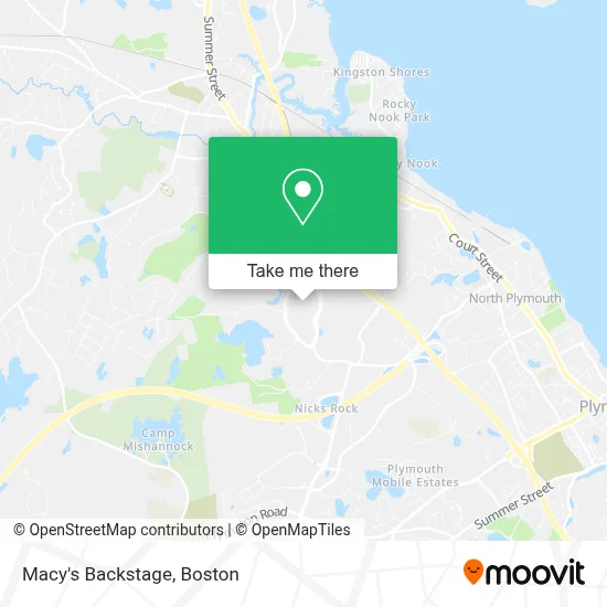 Macy's Backstage map