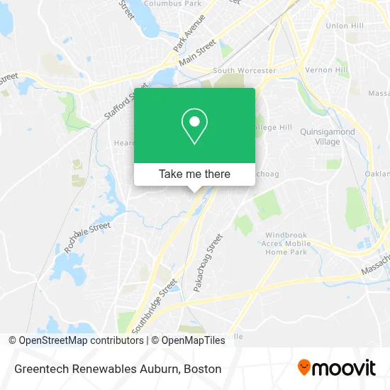 Greentech Renewables Auburn map