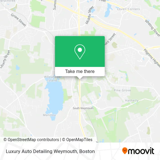 Luxury Auto Detailing Weymouth map